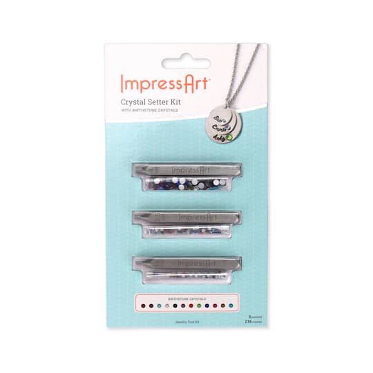 ImpressArt® Crystal Setter Kit with Birthstone Crystals